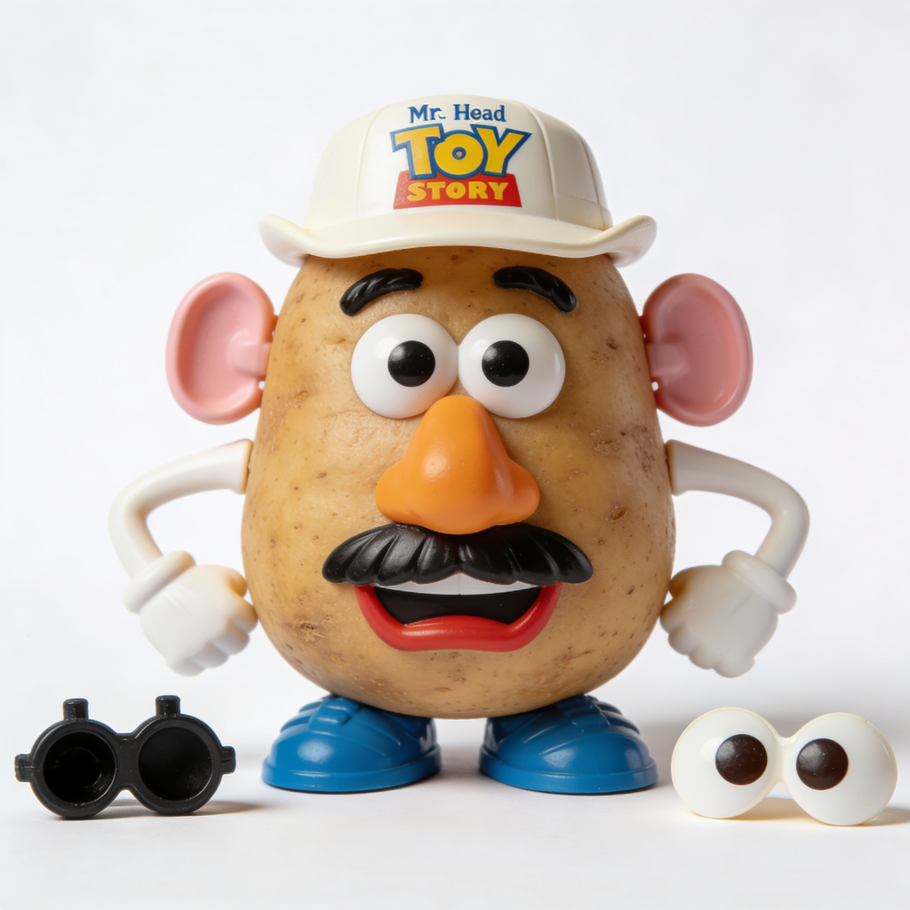 Antoaron Mr. Potato Head Mr. Potato Head Set with 13 Parts and Pieces, Toddler and Preschool Toys for 2 Year Old Boys and Girls and Up