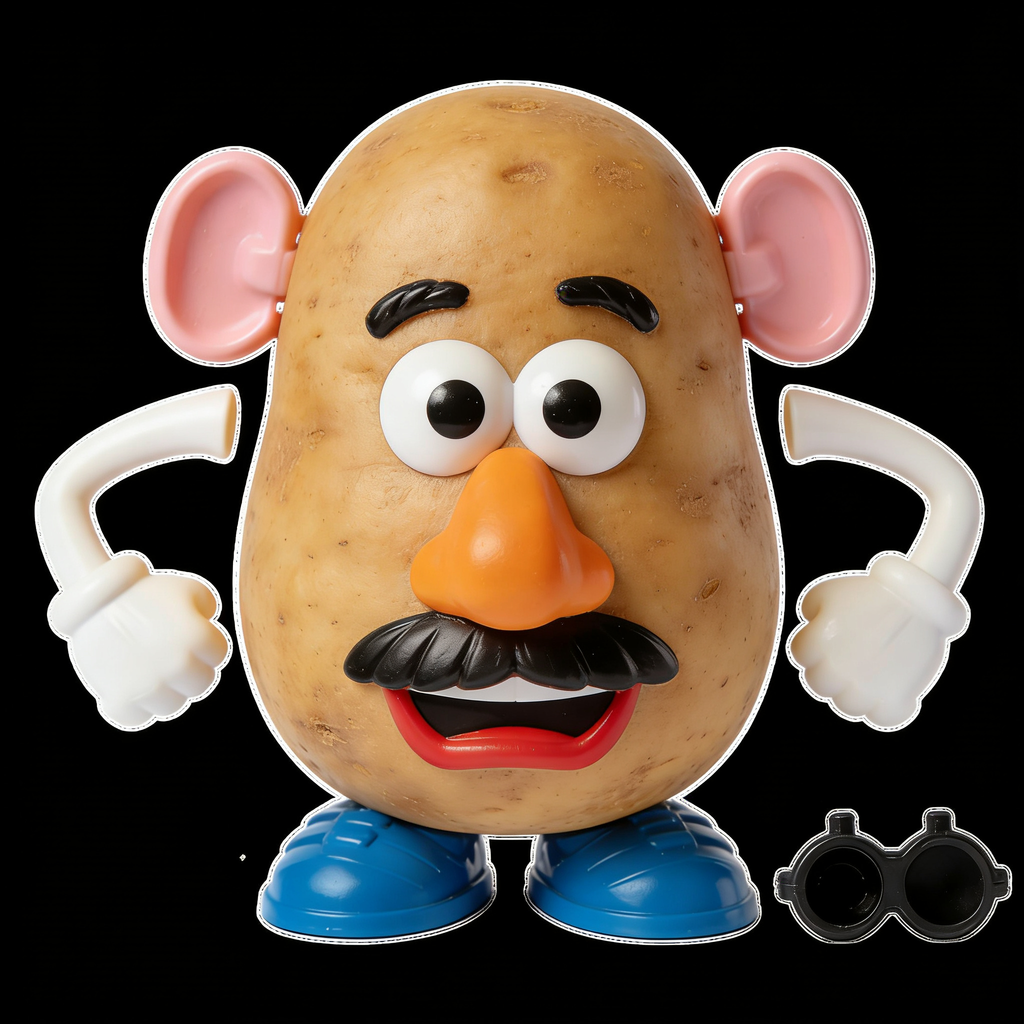 Antoaron Mr. Potato Head Mr. Potato Head Set with 13 Parts and Pieces, Toddler and Preschool Toys for 2 Year Old Boys and Girls and Up