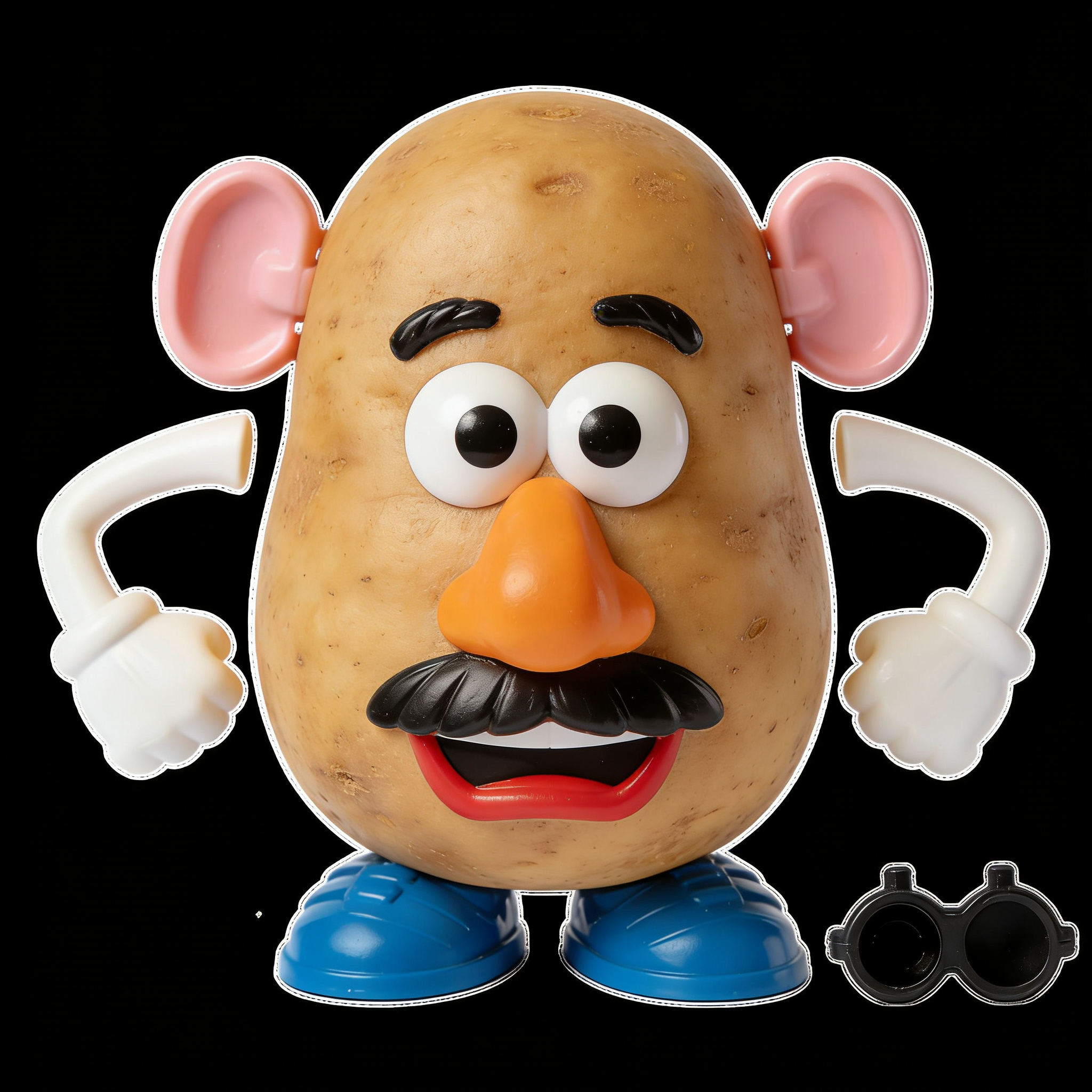 Antoaron Mr. Potato Head Mr. Potato Head Set with 13 Parts and Pieces, Toddler and Preschool Toys for 2 Year Old Boys and Girls and Up
